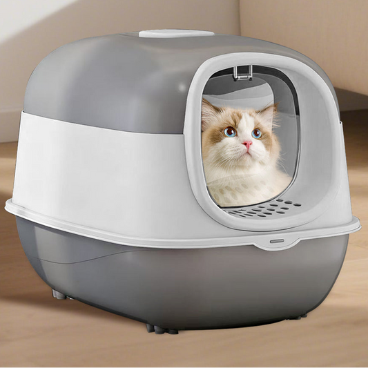 Enclosed Cat Litter Box — Odor-Blocking & Anti-Splash