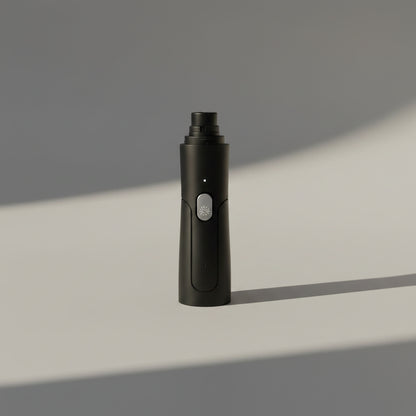 Pet nail grinder with different port options on a white background