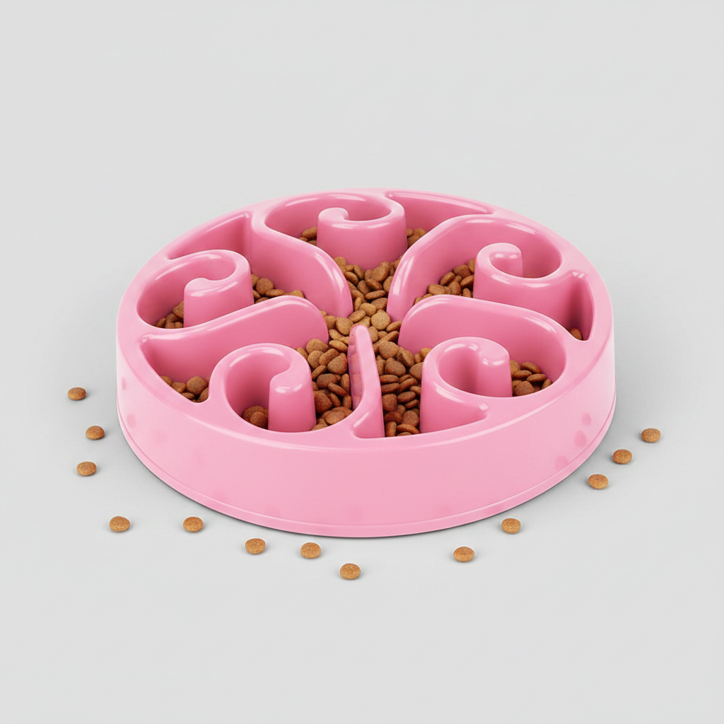 Slow Feeder Dog Bowl — Non-Slip Anti-Gulping Bowl for Dogs