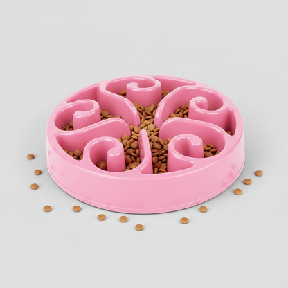 Slow Feeder Dog Bowl — Non-Slip Anti-Gulping Bowl for Dogs