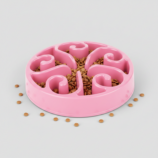 Slow Feeder Dog Bowl — Non-Slip Anti-Gulping Bowl for Dogs