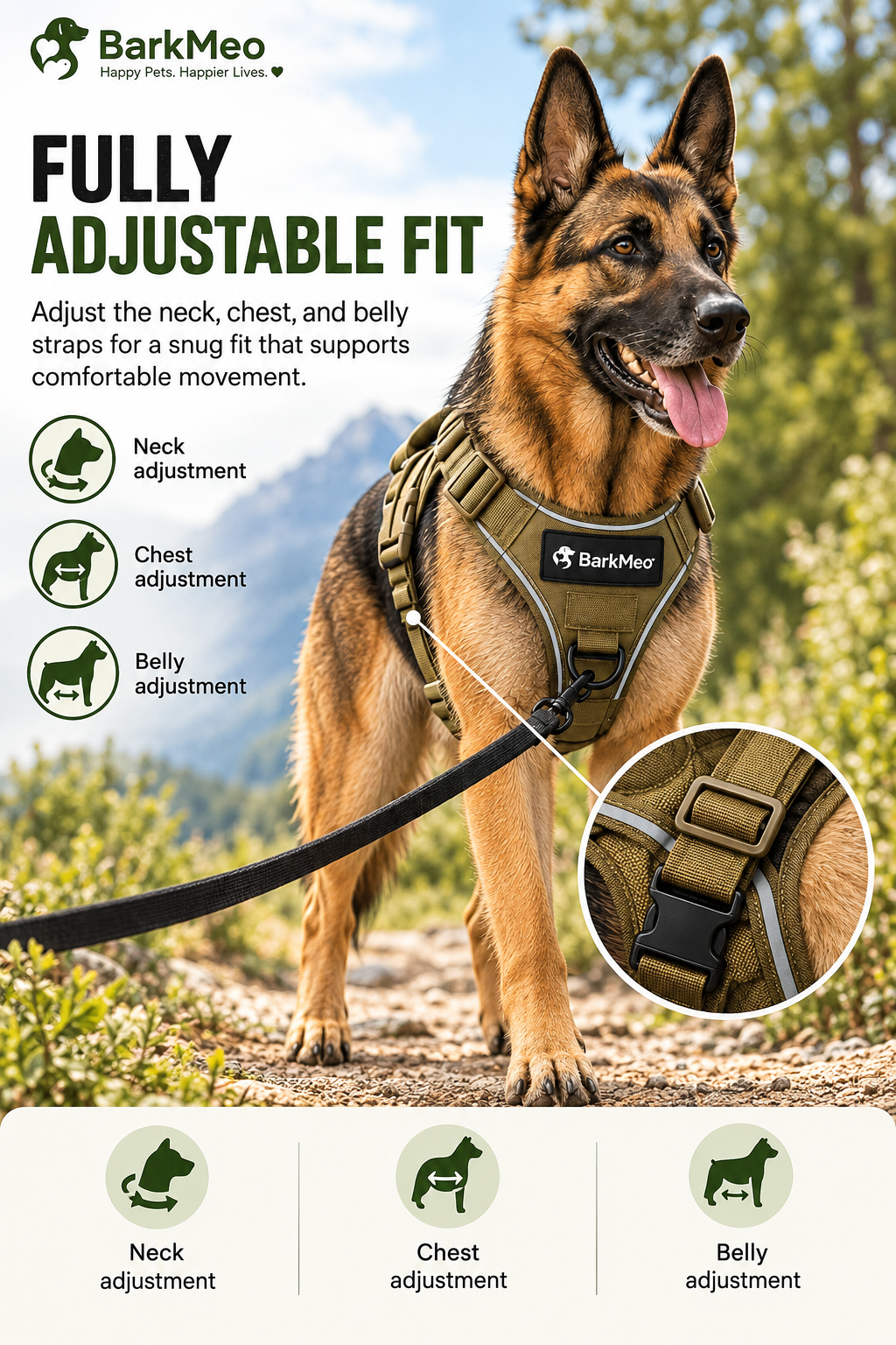 Fully Adjustable Fit for Secure Comfort