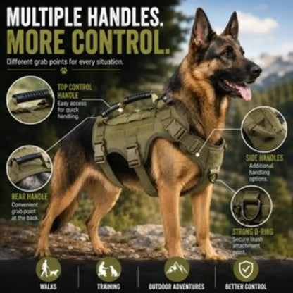 No Pull Dog Harness — Adjustable Dog Harness BarkMeo